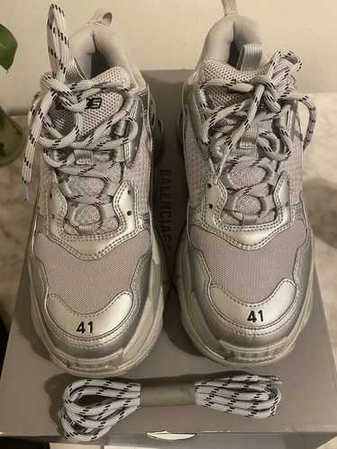 Balenciaga Triple S Sneaker/Silver Metallic