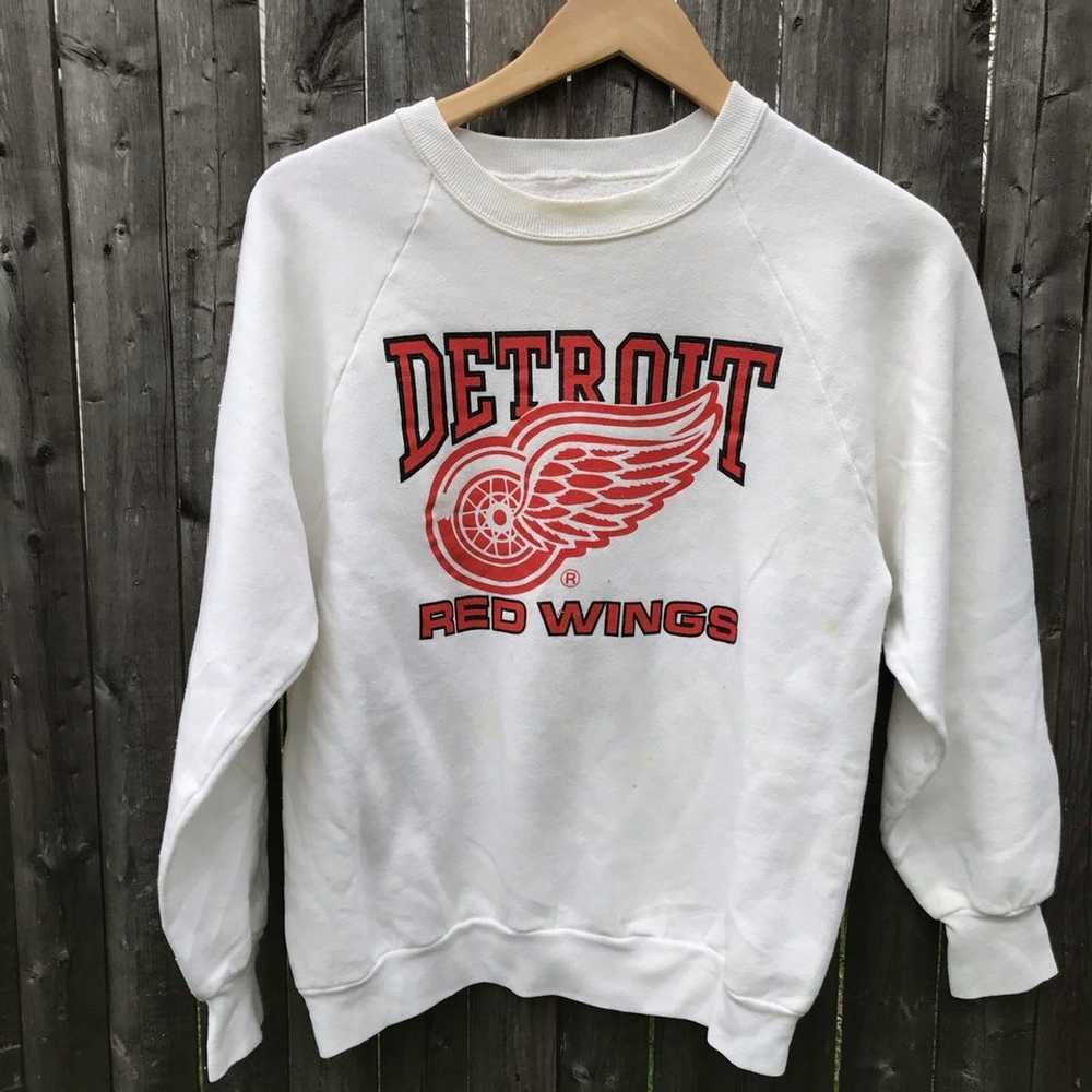NHL × Vintage vintage 80s or 90s Detroit redwings… - image 1