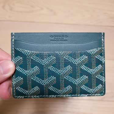 Goyard Navy Blue Goyardine Insert Victoire Card Wallet – The Closet