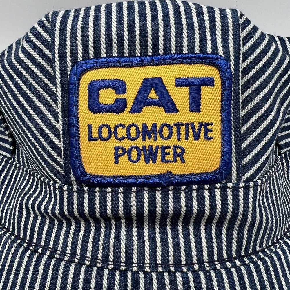 Vintage VTG Rare CAT Locomotive Power Patch Hicko… - image 2