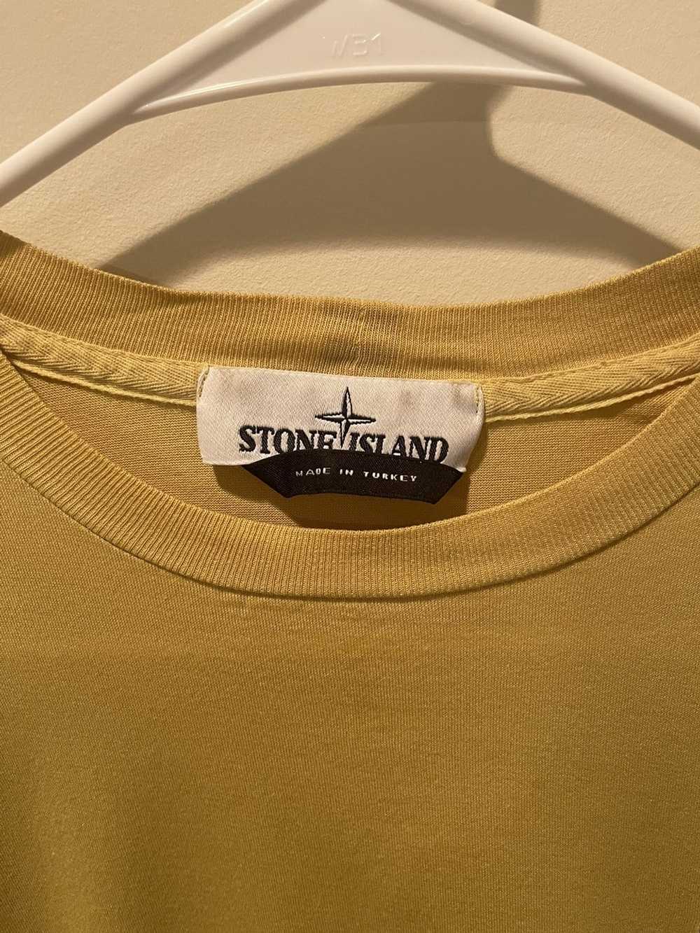 Stone Island Stone Island Yellow Long Sleeve T Sh… - image 3