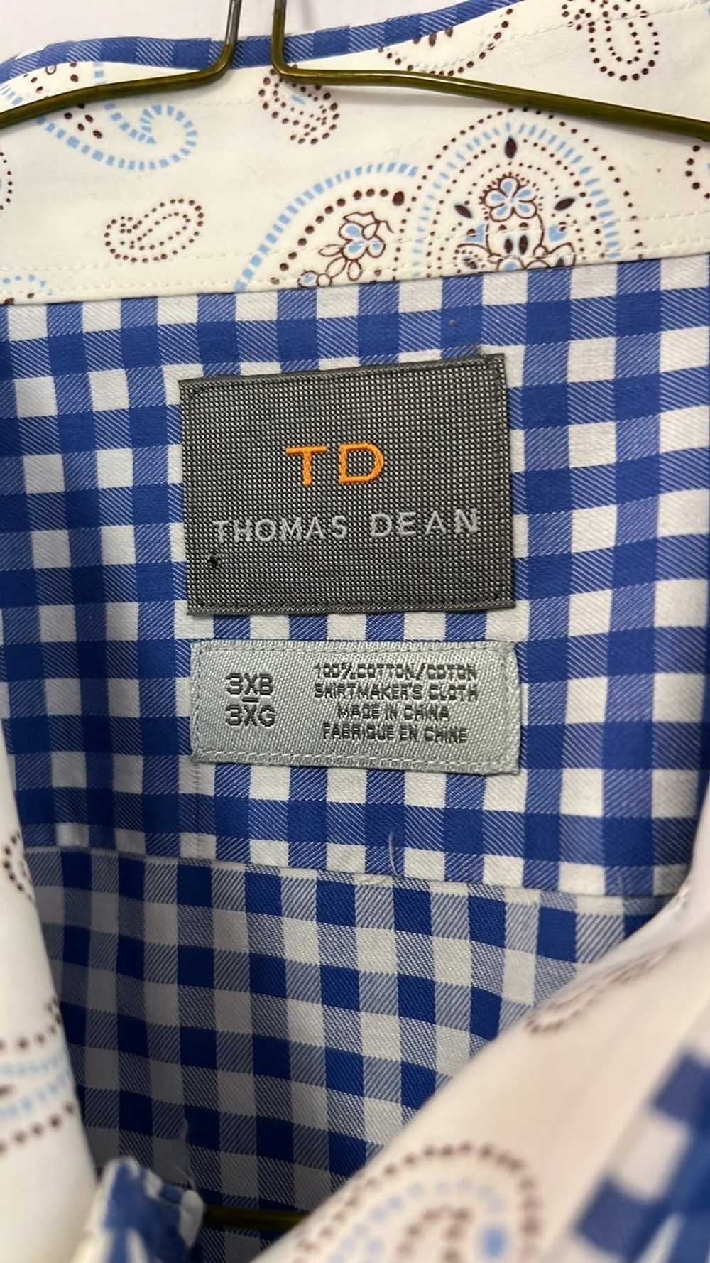 Thomas Dean Thomas Dean Button Down Shirt Size L … - image 3