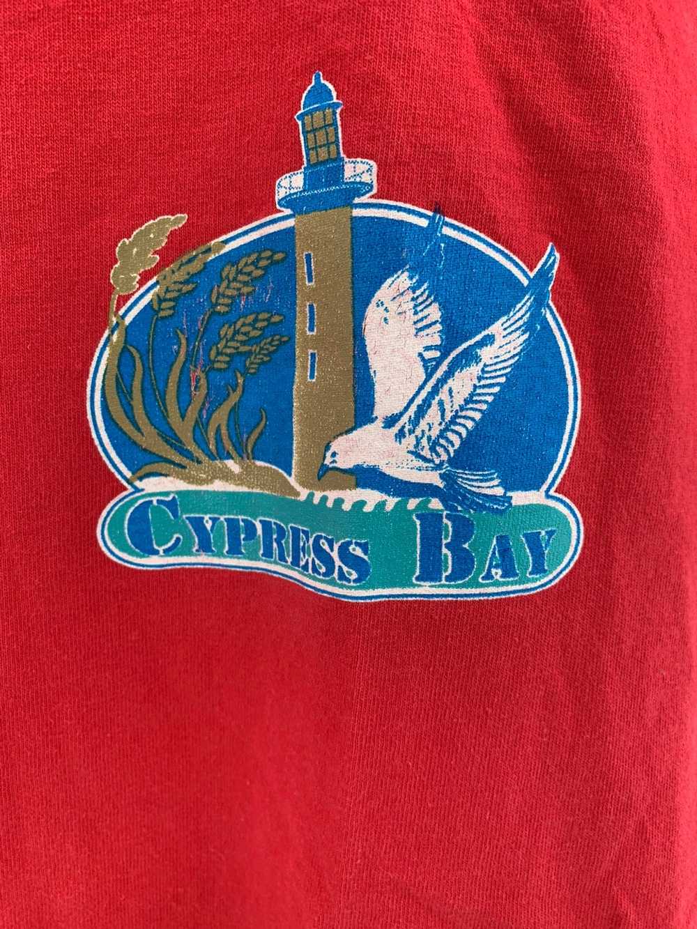 Vintage Red Single Stitch “Cypress Bay” Tee - image 3