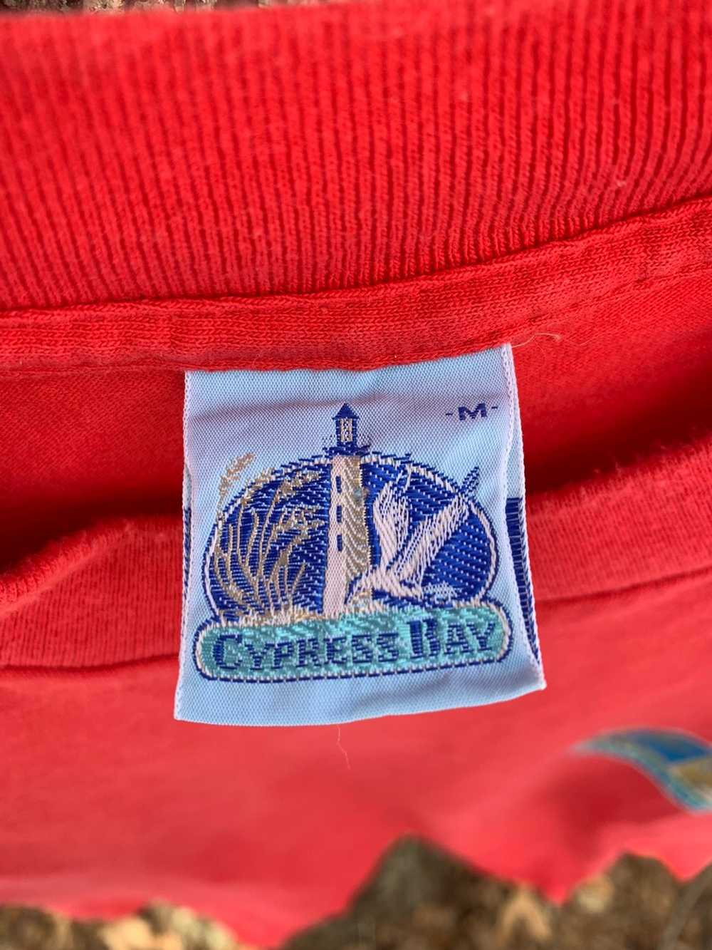 Vintage Red Single Stitch “Cypress Bay” Tee - image 4