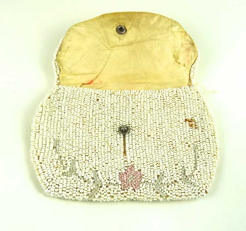 Vintage 1920s Beaded Clutch Bag - image 2