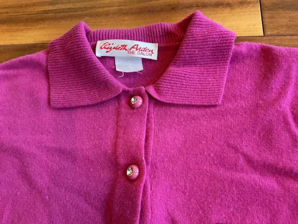 1980’s Elizabeth Arden Wool Sweater - image 2