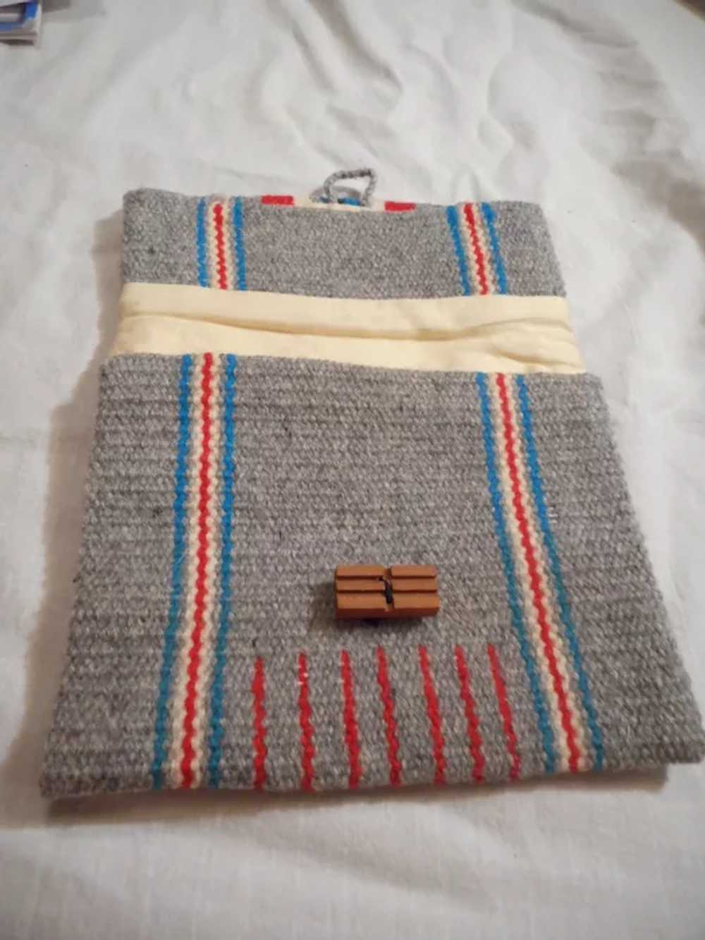 Chimayo Vintage Wool Clutch - image 3
