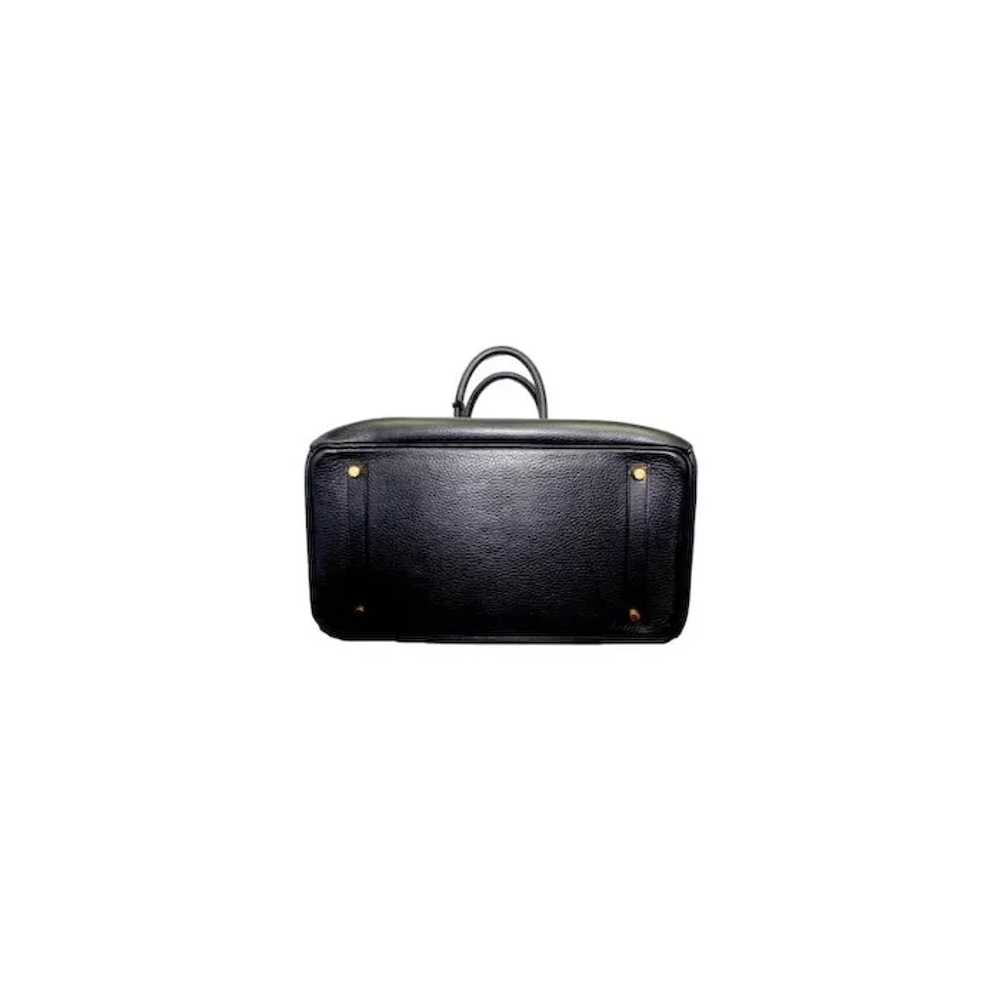 Auth. Great Condition Hermes 35cm Black Garance E… - image 5