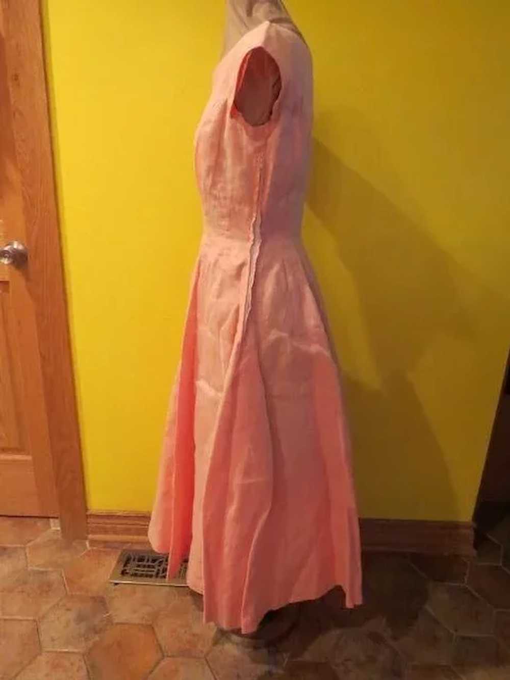 Princess Pink Ballerina Length Prom Dress - image 4