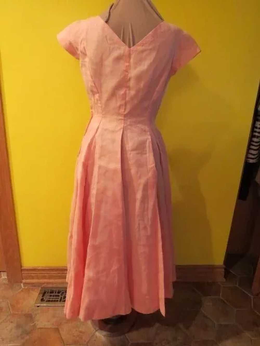 Princess Pink Ballerina Length Prom Dress - image 5