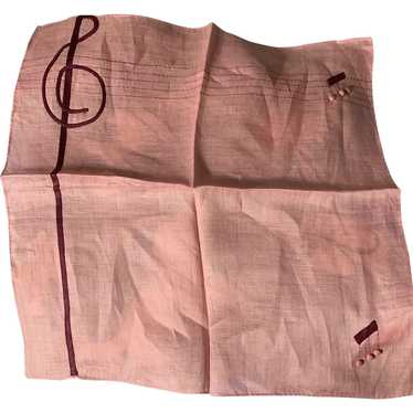 Musical Treble  Clef Handkerchief - image 1