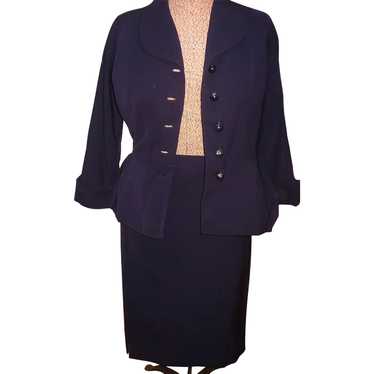 Navy 1940's Lady's  Suit - image 1
