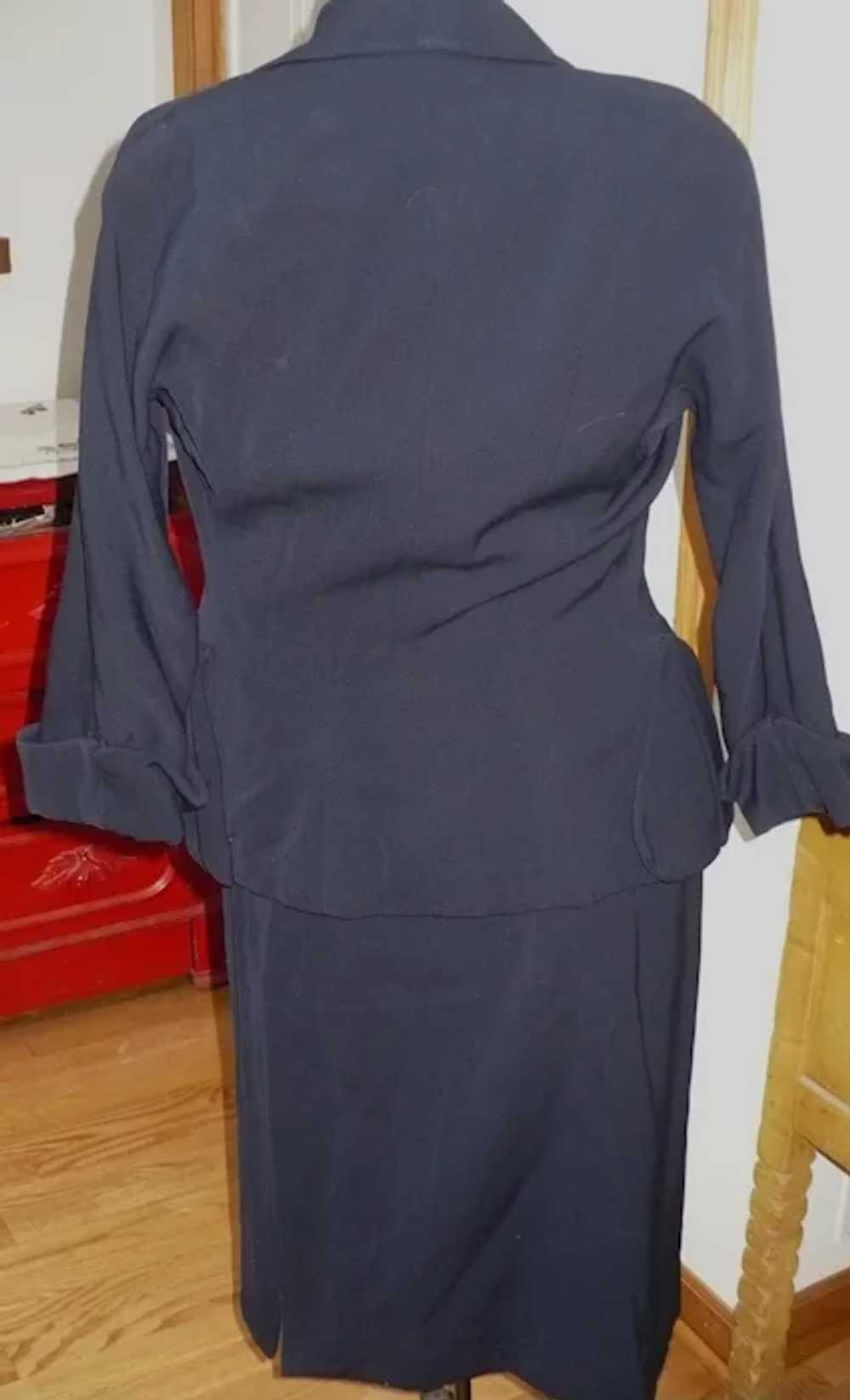 Navy 1940's Lady's  Suit - image 2