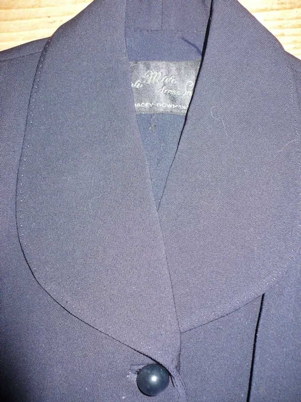 Navy 1940's Lady's  Suit - image 5