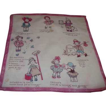 Monday's Child Handkerchief - image 1