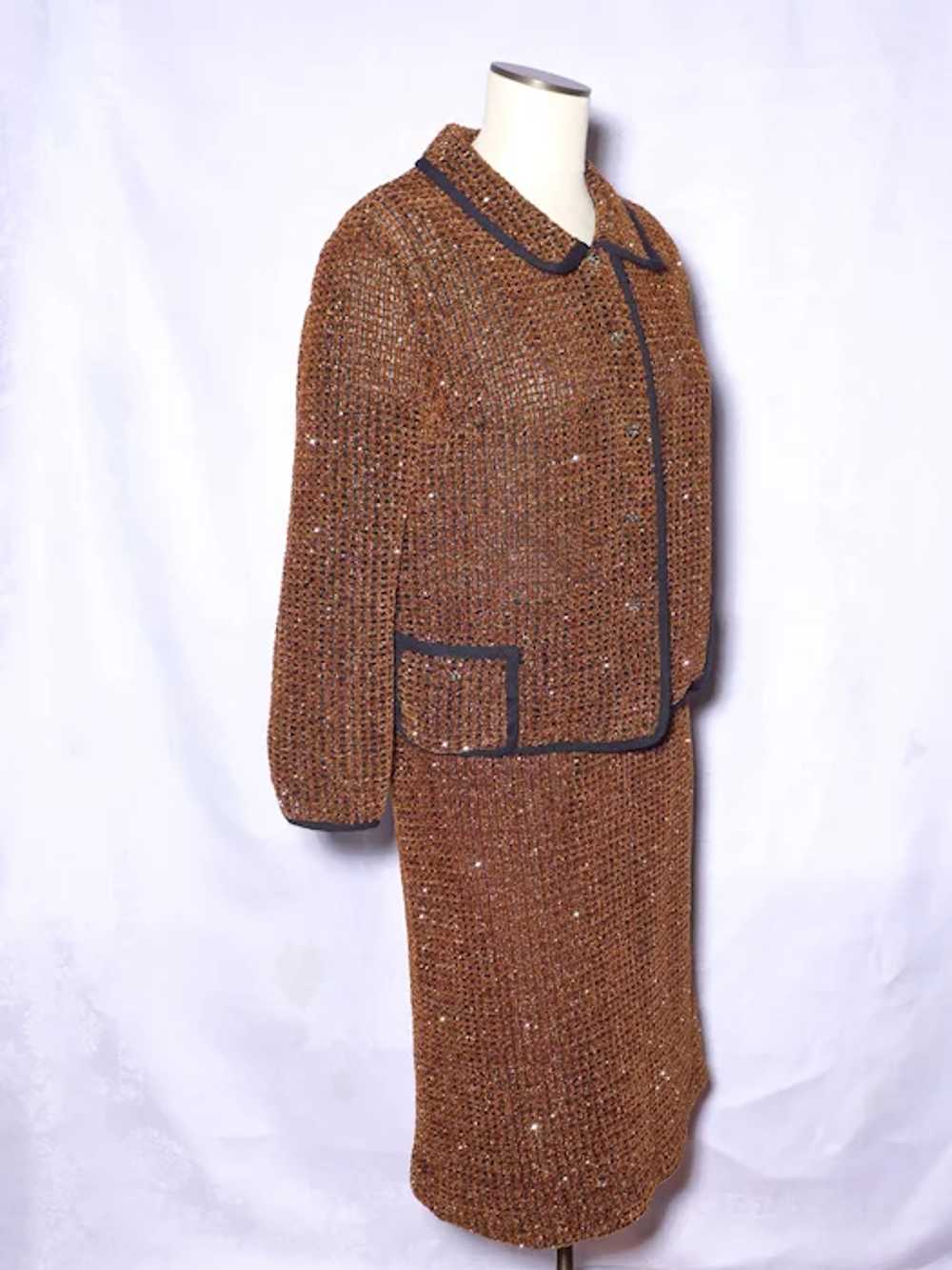 Vintage 1980s Ladies Suit Jacket and Skirt Made b… - image 12