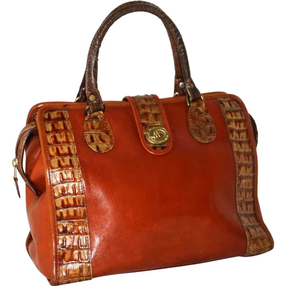 Vintage Brahmin Brownish Clutch-cosmetic Bag nutmeg Perhaps 