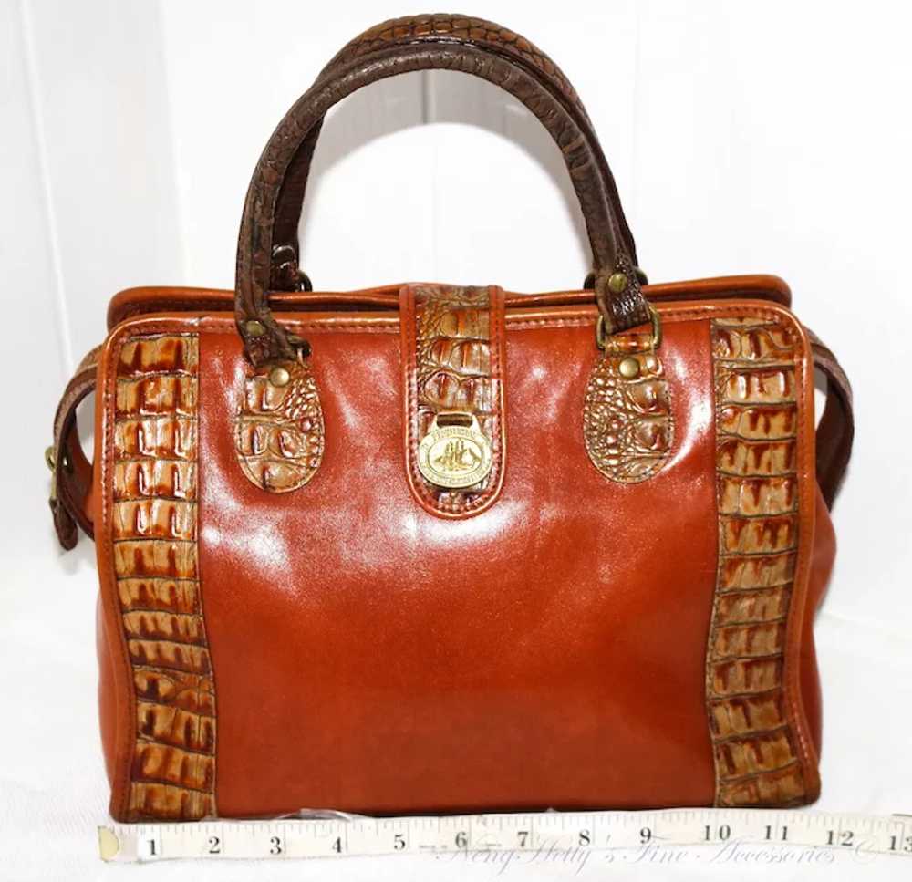 Vintage Brahmin Brownish Clutch-cosmetic Bag nutmeg Perhaps 