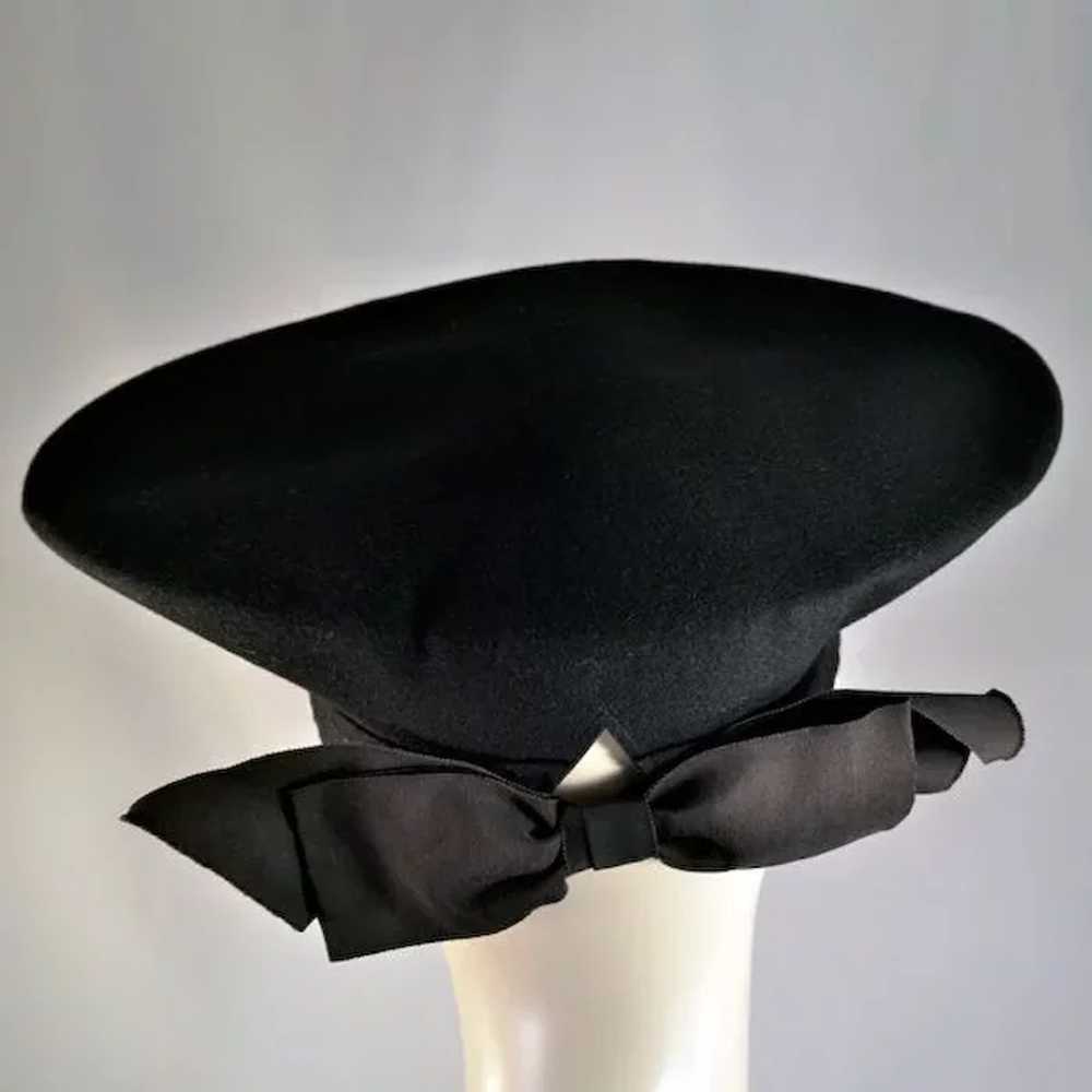 Glamorous Unique 1940's Vintage Hat - image 4