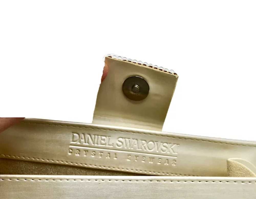 Luxury Jeweled Daniel Swarovski Clear Lens Eyegla… - image 7