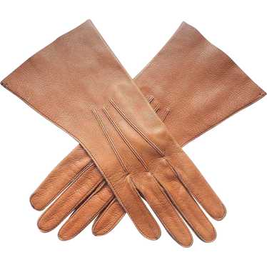 Vintage Ladies L.L Bean Deerskin Leather Gloves