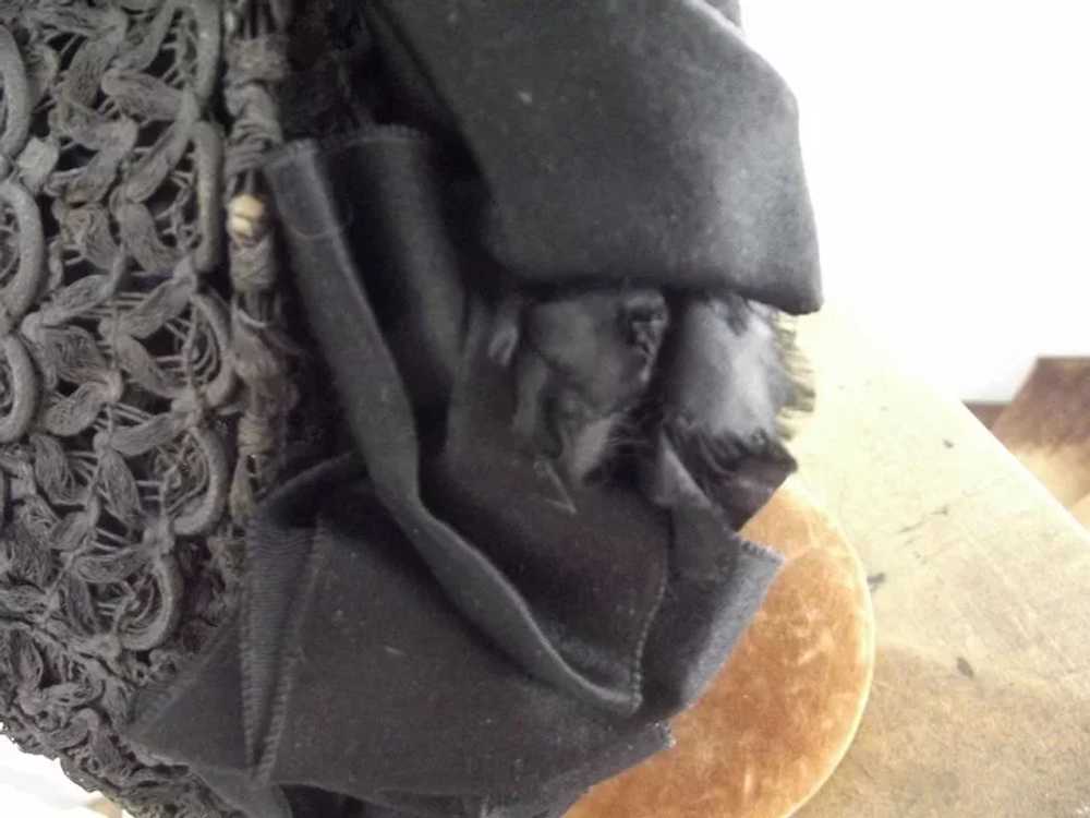 Civil War Mourning Bonnet - image 4