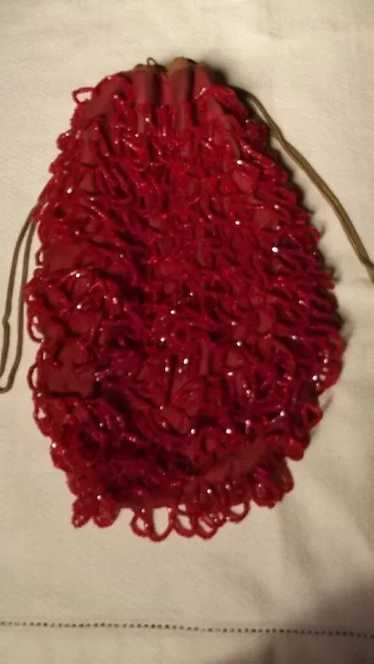 Bright Red Flapper Bag - image 1