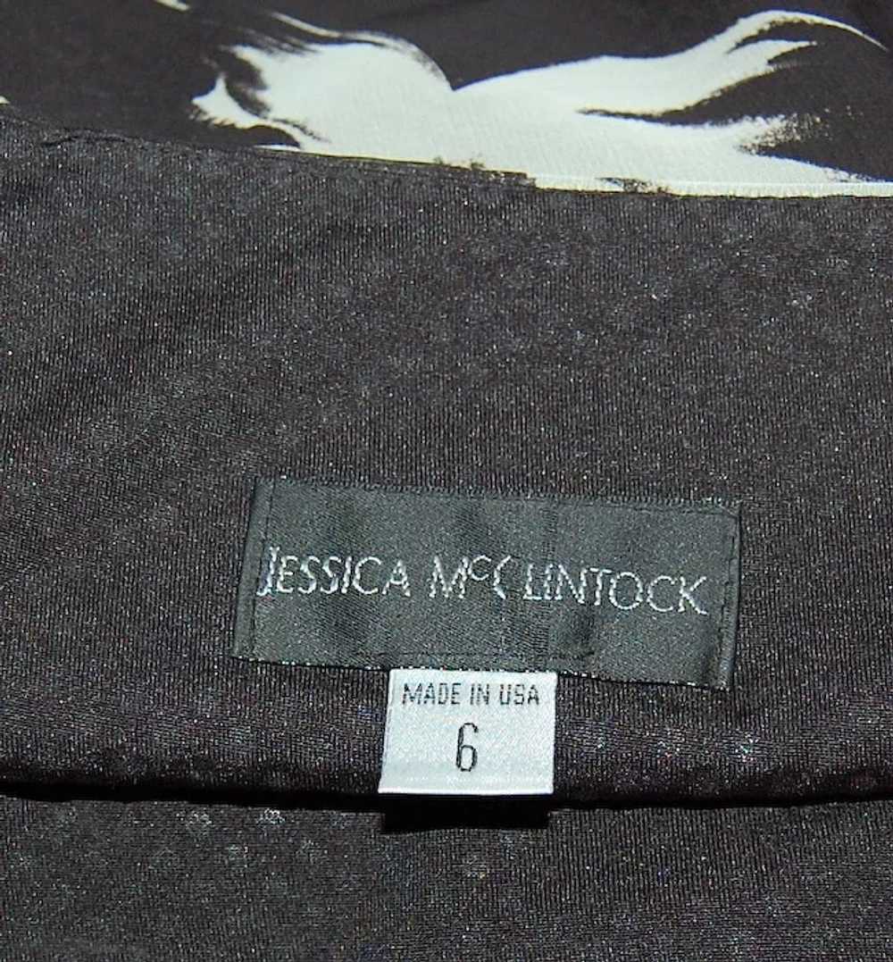 1980s Jessica McClintock ~ Black Sequin Camisole … - image 4
