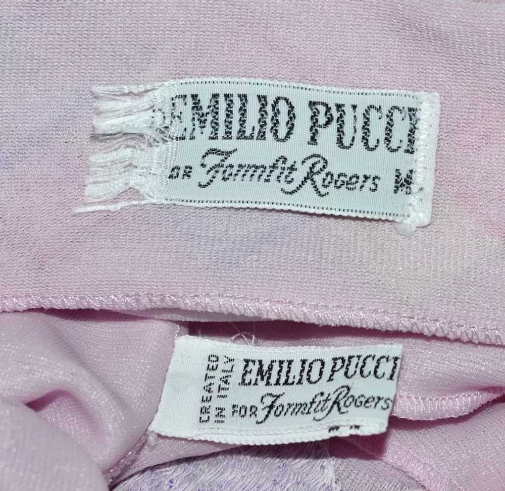 Circa 1970s Emilio Pucci Tagged 2-Pc Pink Mauve N… - image 9