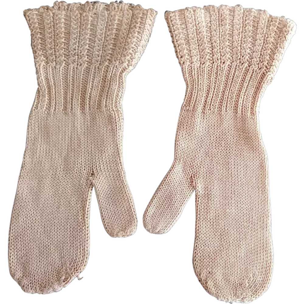 Early Silk Baby Mittens - image 1