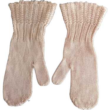 Early Silk Baby Mittens - image 1