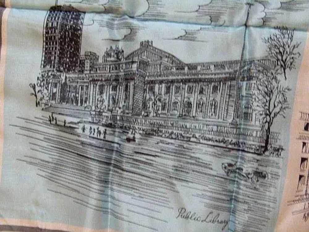 Vintage New York City Scarf - image 8