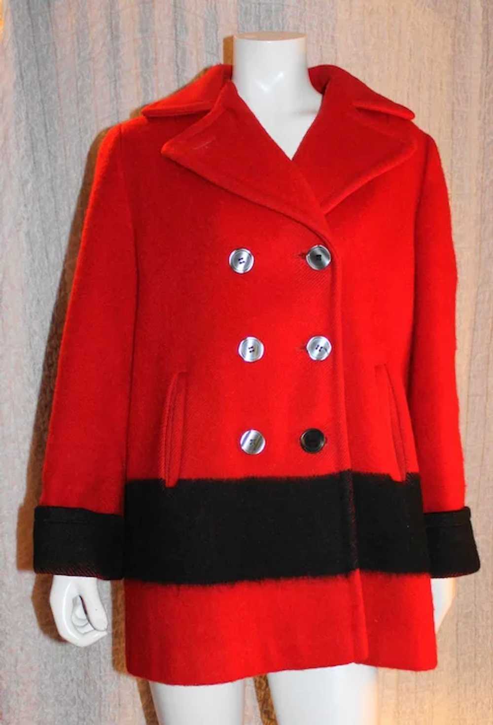 Ladies Red Hudson Bay Coat - image 8