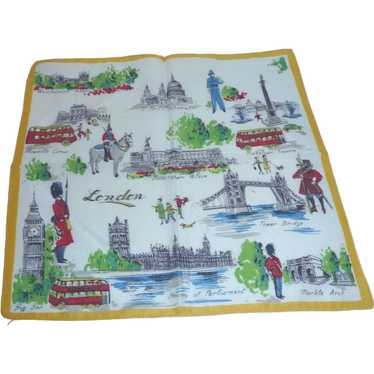 Vintage City of London Hanky Handkerchief Souveni… - image 1