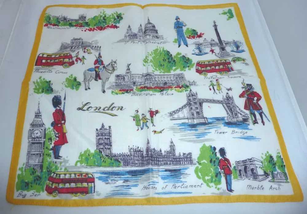 Vintage City of London Hanky Handkerchief Souveni… - image 2