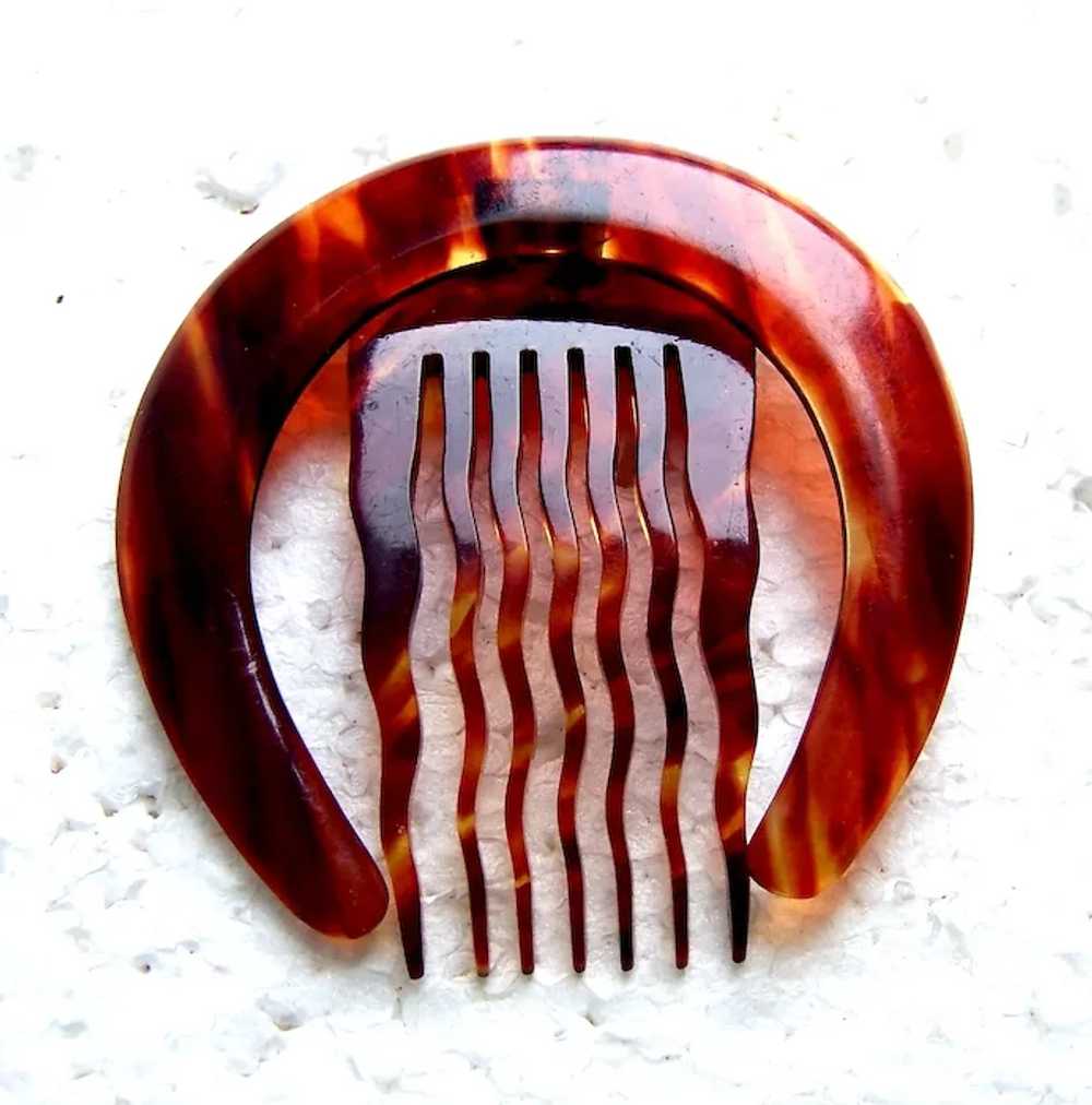 Two crescent shaped hair combs or hair accessories - image 3