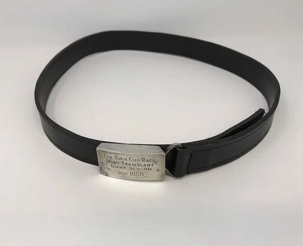 Carl Poul Petersen Silver Leather Belt - image 4
