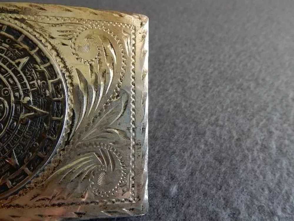 La Esperanza Mexican Sterling Silver "Aztec Sun S… - image 4
