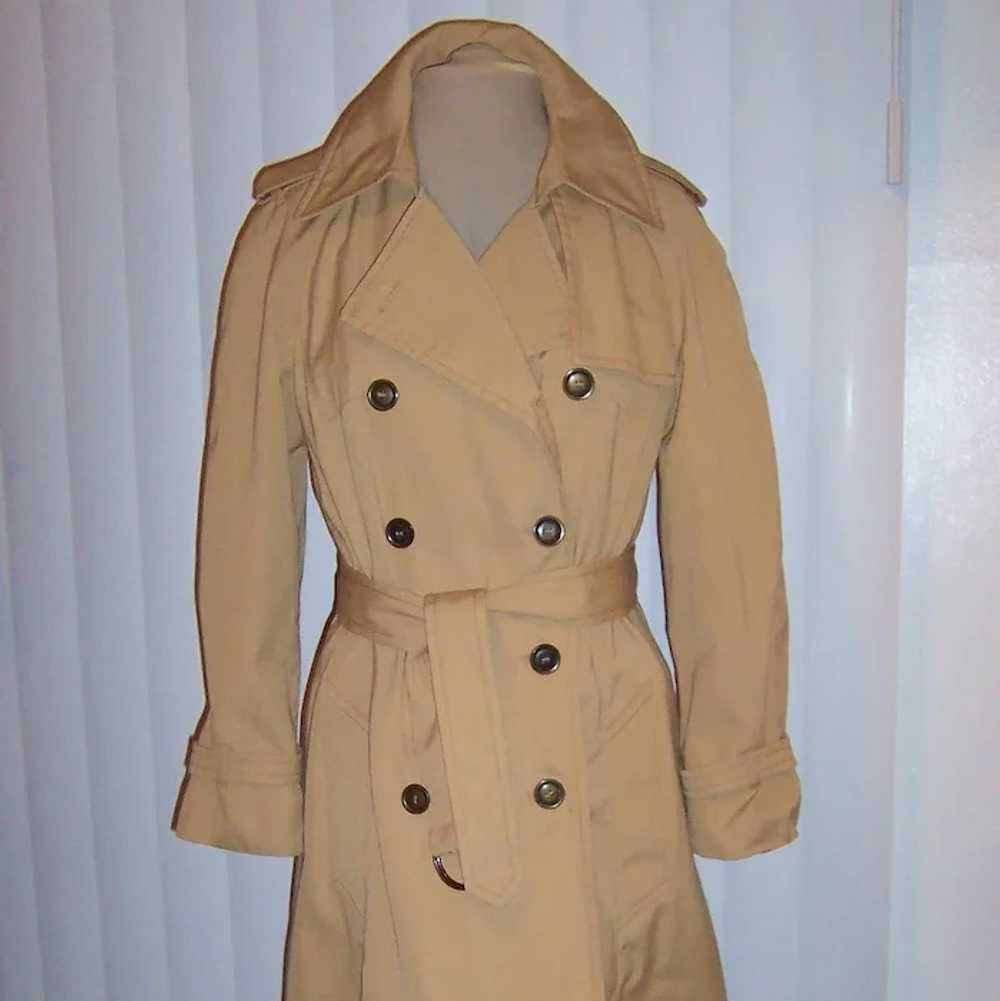 Classic Early 1970's London Fog Ladies Size 10 Tr… - image 2