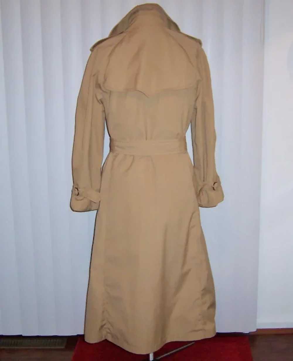 Classic Early 1970's London Fog Ladies Size 10 Tr… - image 3