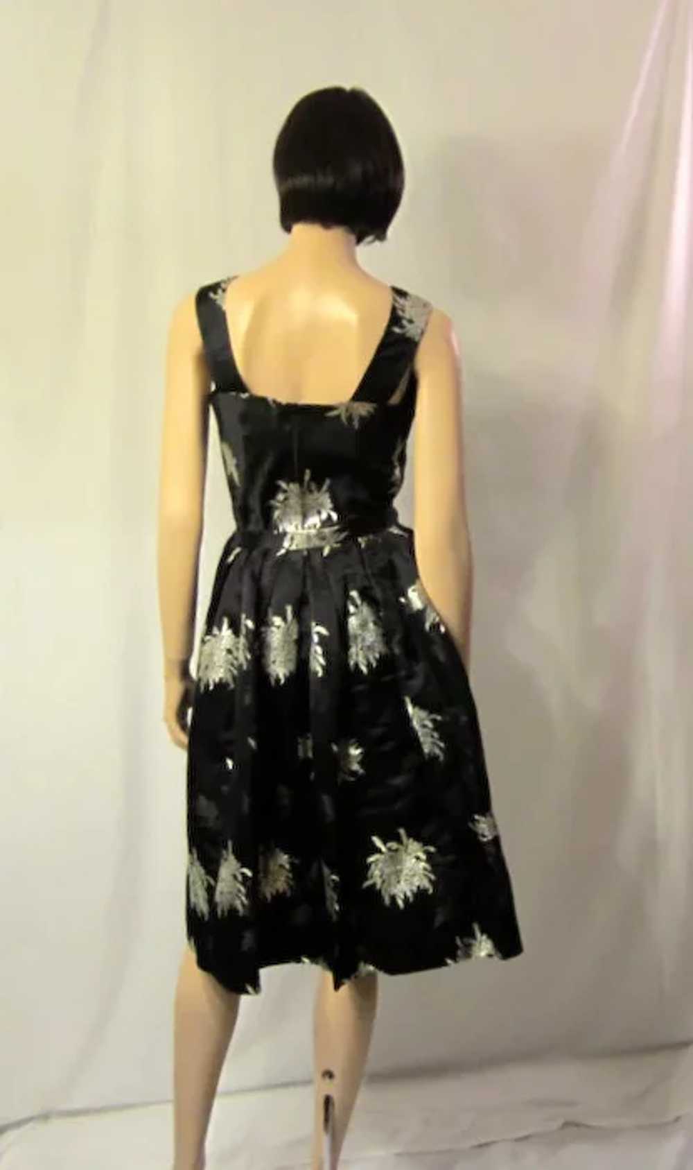 1960's Black and Silver Ensemble, Custom-Made in … - image 3