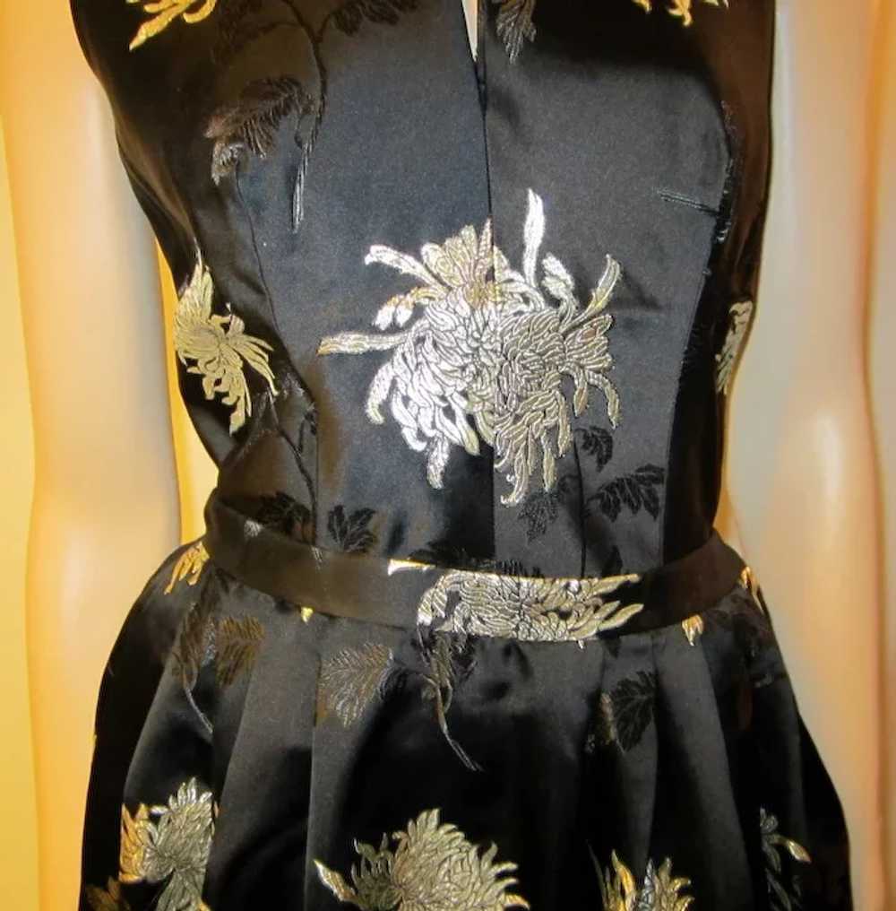 1960's Black and Silver Ensemble, Custom-Made in … - image 5