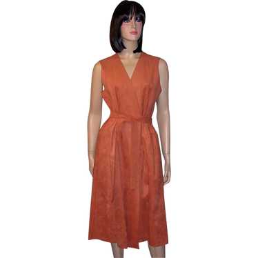 1970's Halston Ultrasuede Tunic Dress