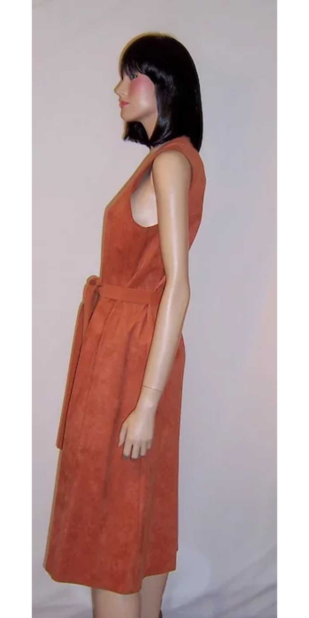 1970's Halston Ultrasuede Tunic Dress - image 4