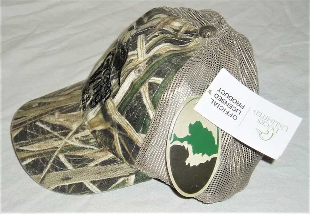 Ducks Unlimited Cap, Green Wing Camo Mesh Trucker… - image 2