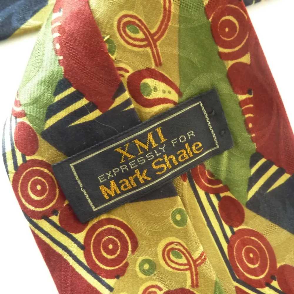 Mark Shale XMI Novelty Silk Tie - image 3