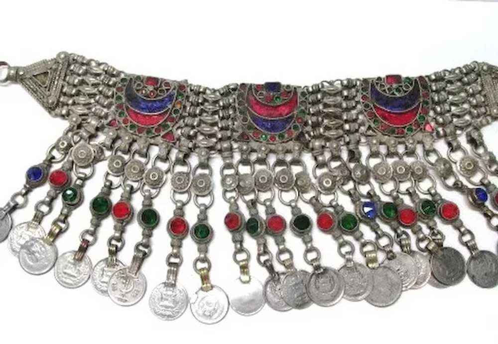 VINTAGE  Authentic Belly Dancer Coin Hip Belt - image 1