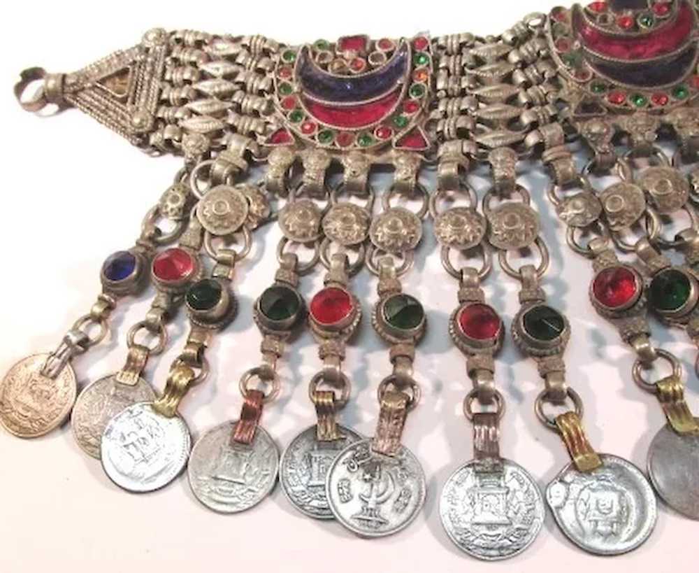 VINTAGE  Authentic Belly Dancer Coin Hip Belt - image 3