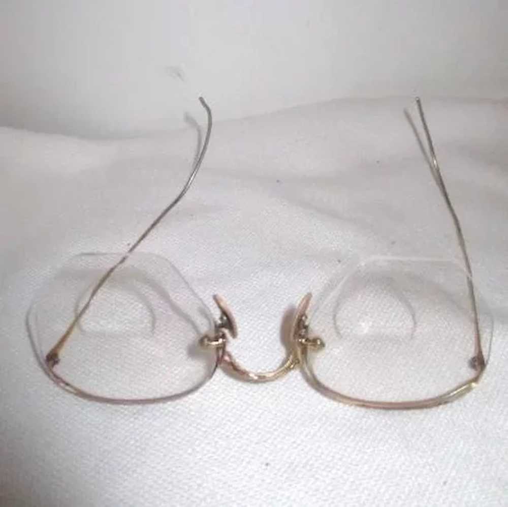 Two Pair of Old Eyeglasses Gold Fill Frames - image 4