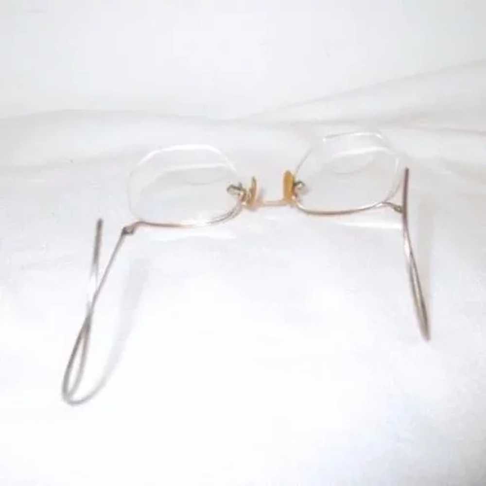 Two Pair of Old Eyeglasses Gold Fill Frames - image 8